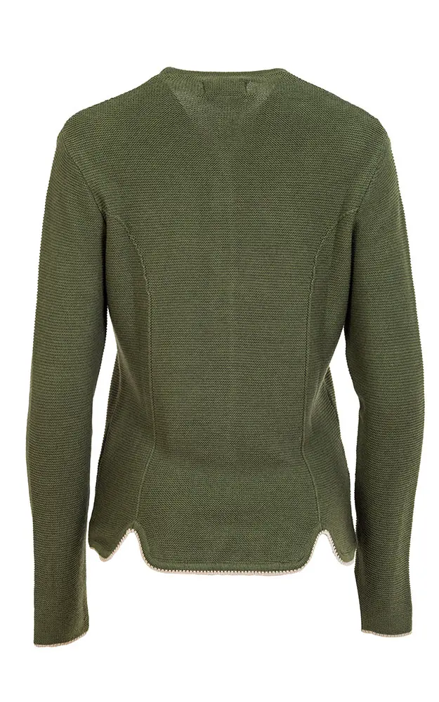 Strickjacke Ursula, tanne