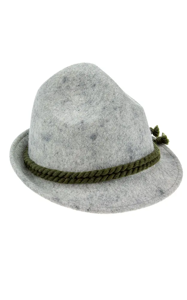 Kinderhut 43, grau meliert