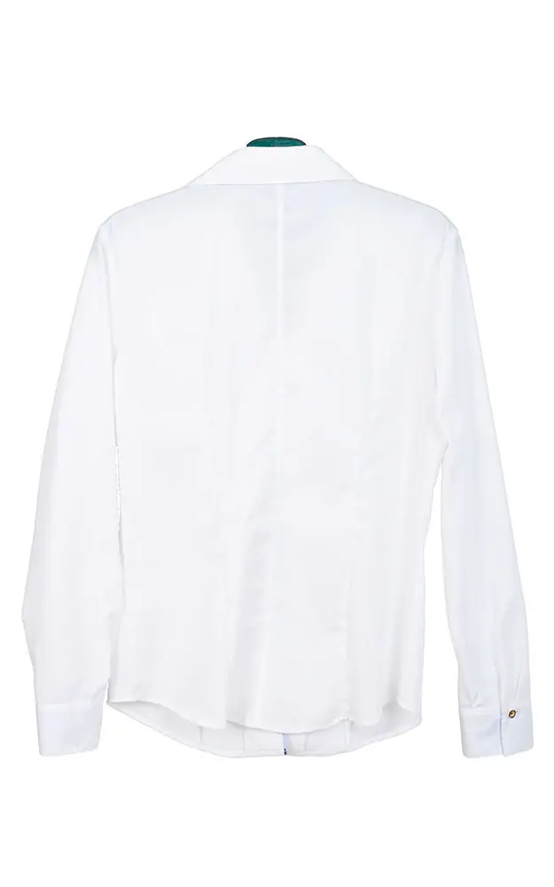 Trachtenbluse 6893 255, weiß Hirsch