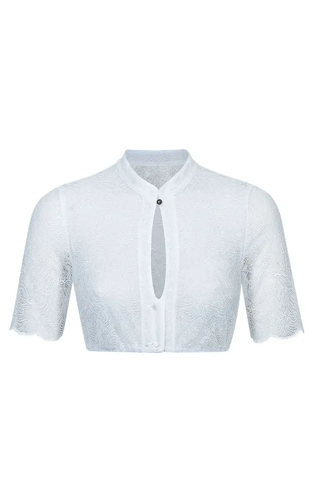 Dirndlbluse Hanna, weiß