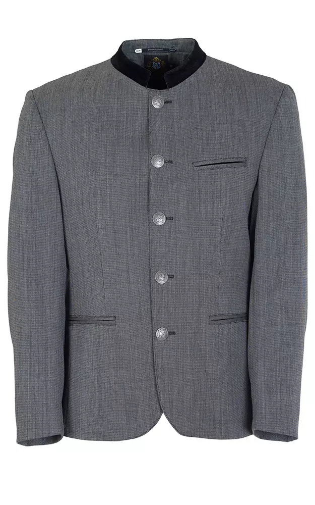 Janker Antonio, schwarz/grau gemustert