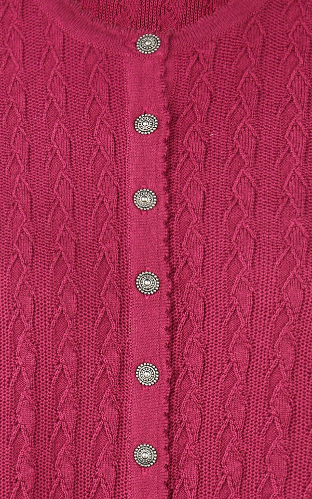 Strickjacke Malta, burgund