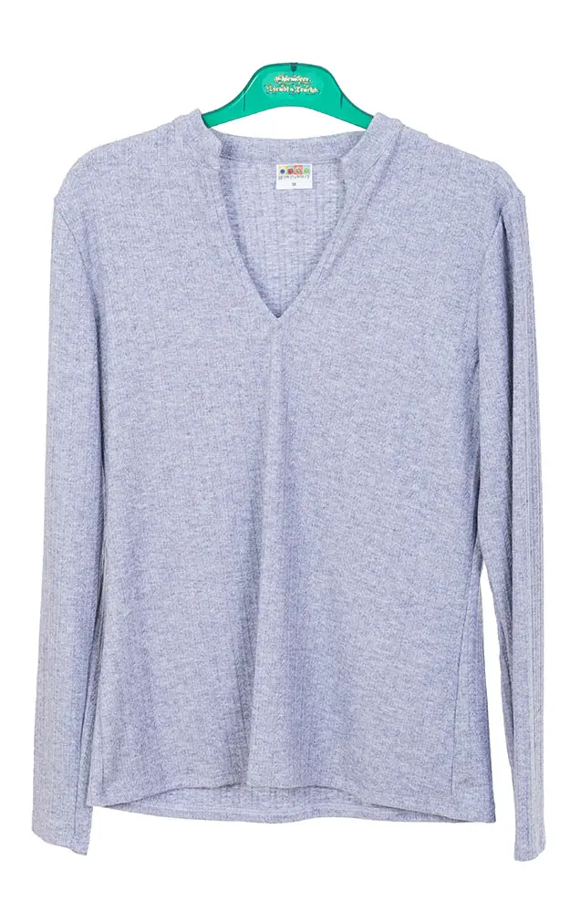 Shirt 236329, marineblau langarm