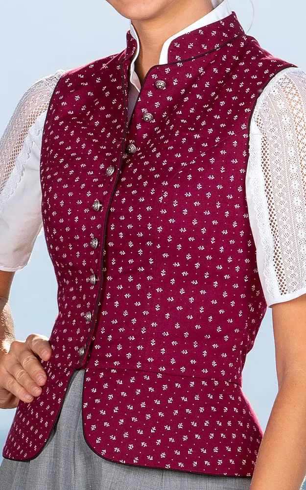 Mieder Rainberg, weinrot