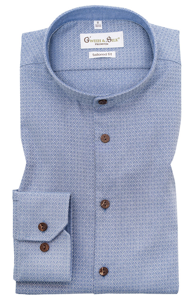 Hemd Frillensee, blau - Tailored fit