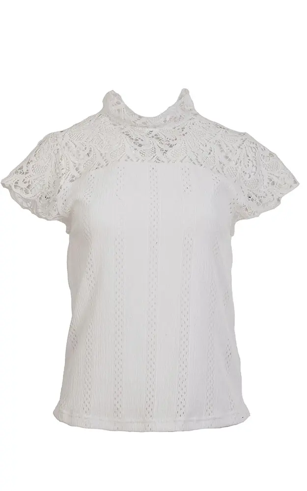 Trachtenbluse 30, weiß