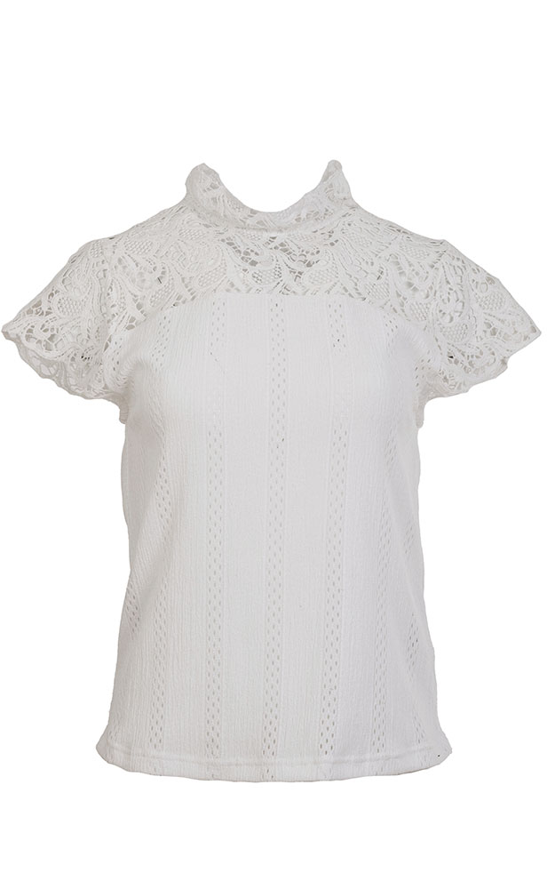 Trachtenbluse 30, weiß