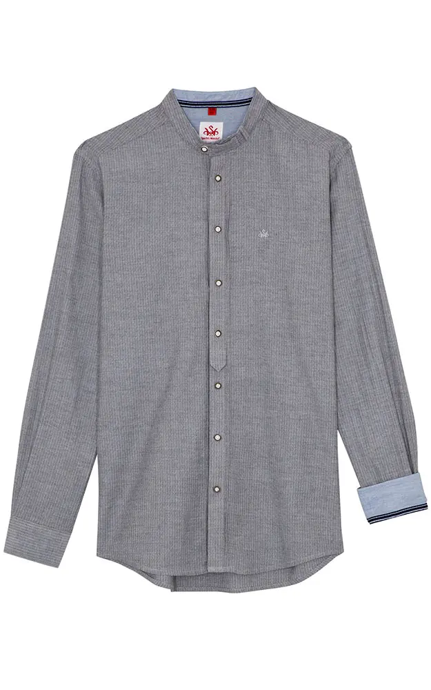 Hemd Duri, grau - Slim fit