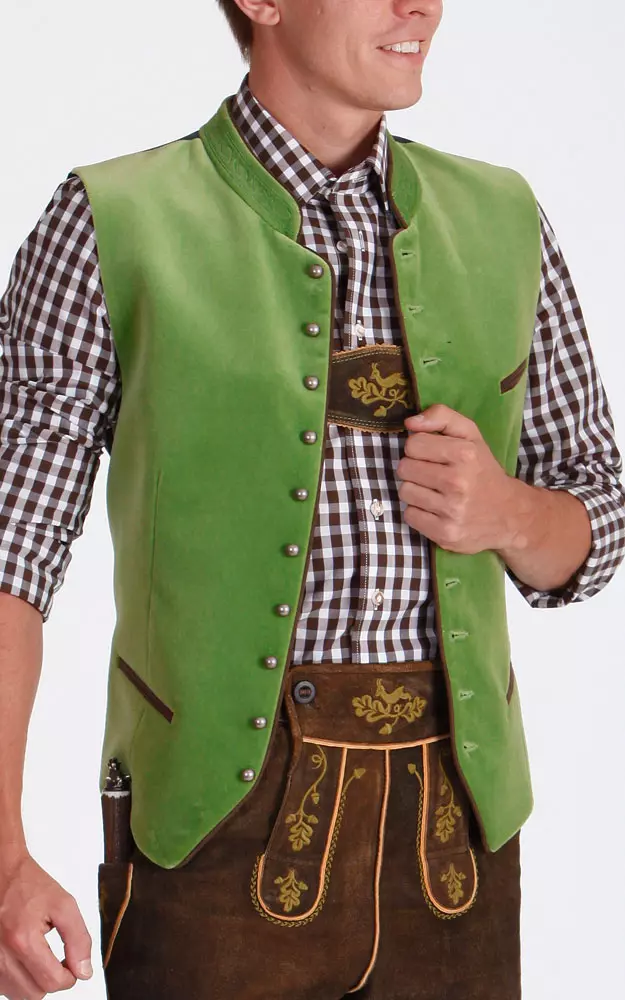 Weste Herbert, apfel/braun