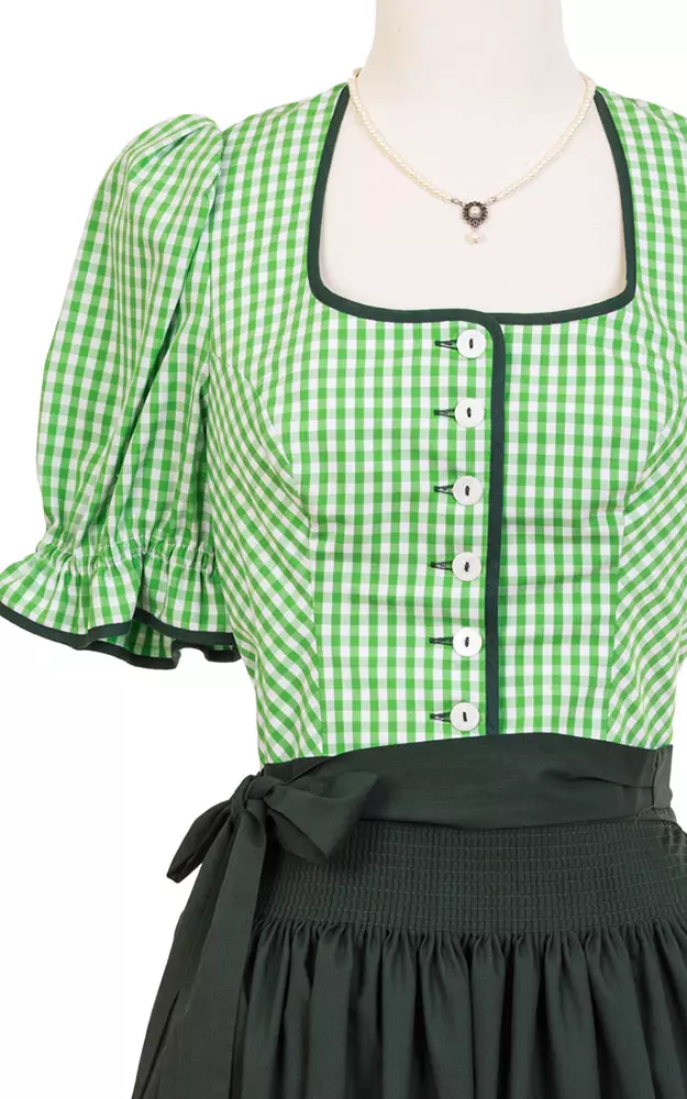 Dirndl Buching /E grün, ohne Schürze