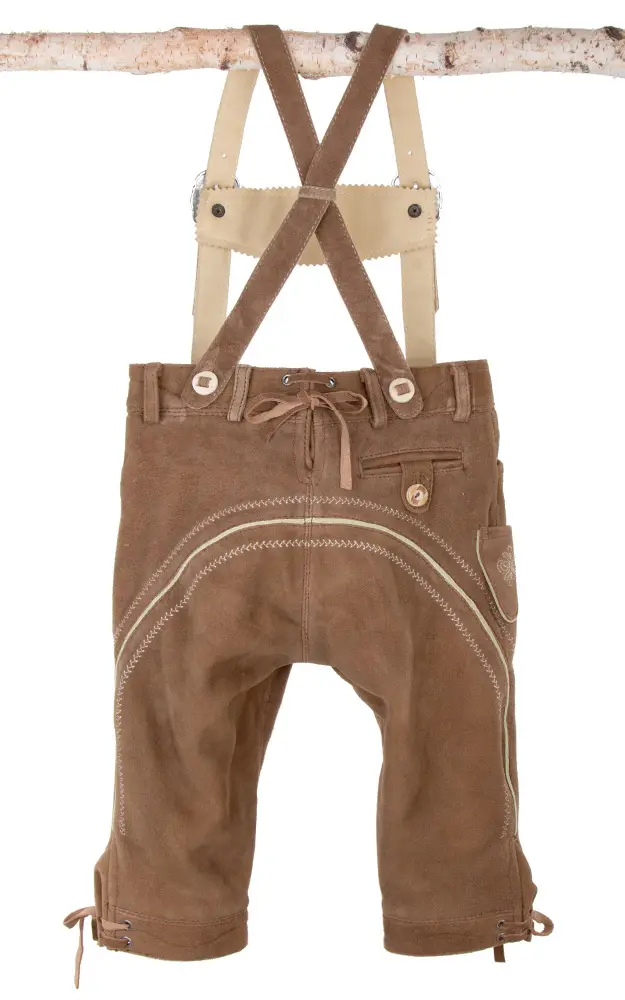 Kinder-Bundlederhose mit Träger, reh