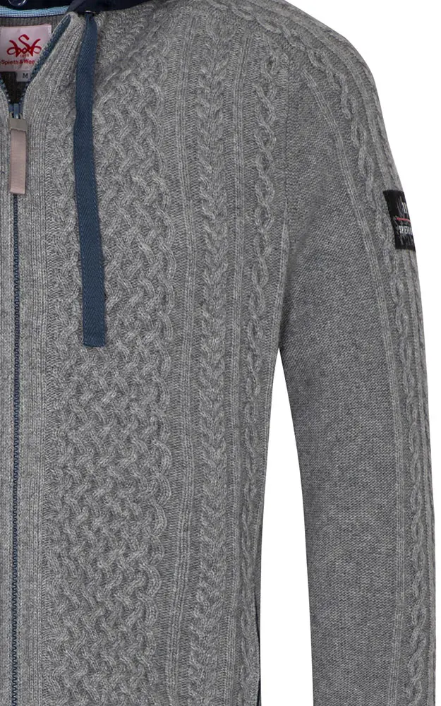 Strickjacke Athan, hellgrau