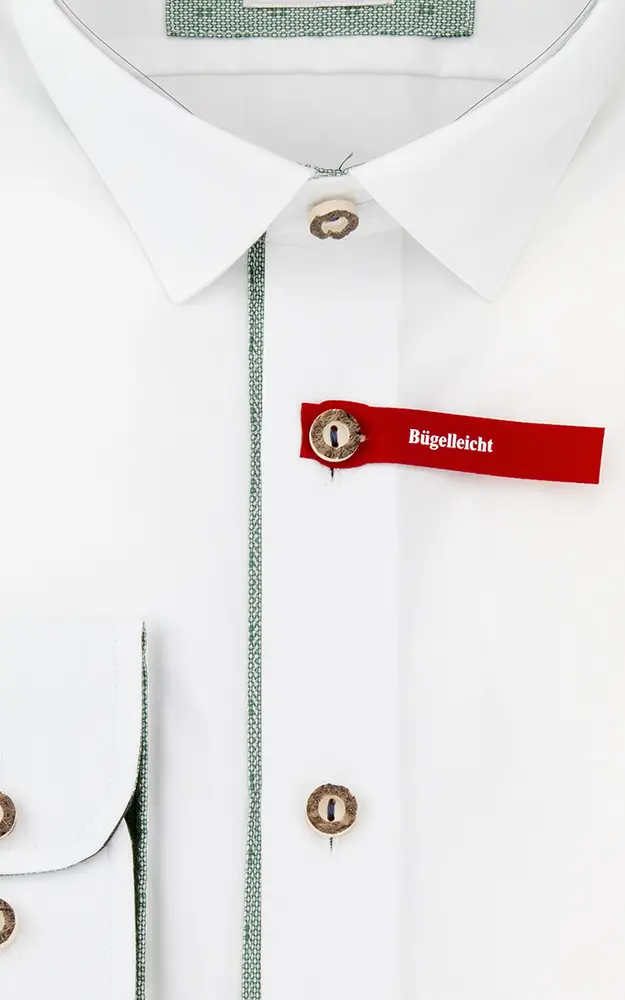 Hemd Grundlsee 01-2, weiß - Tailored fit