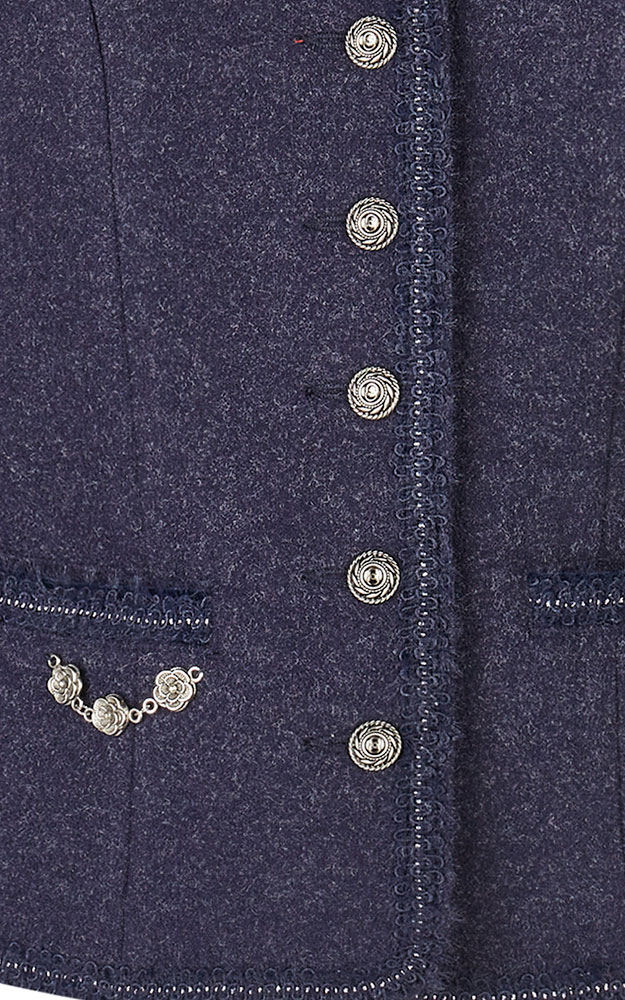 Walkjacke Klaudia, dunkelblau