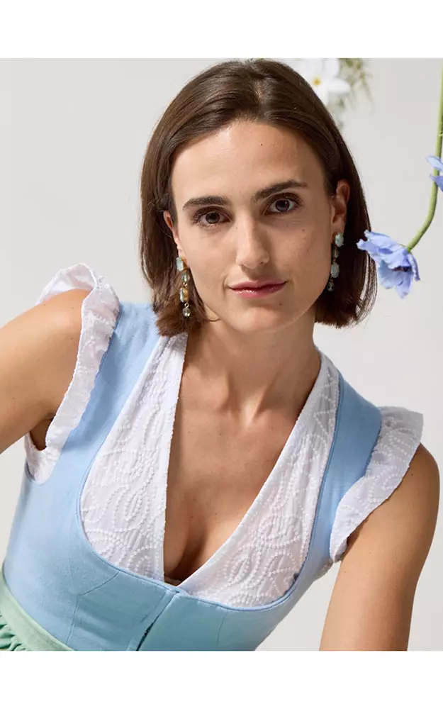 Dirndlbluse Felia, weiß