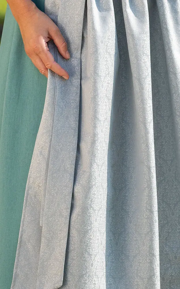 Schürze Thumsee Extra, silbergrau