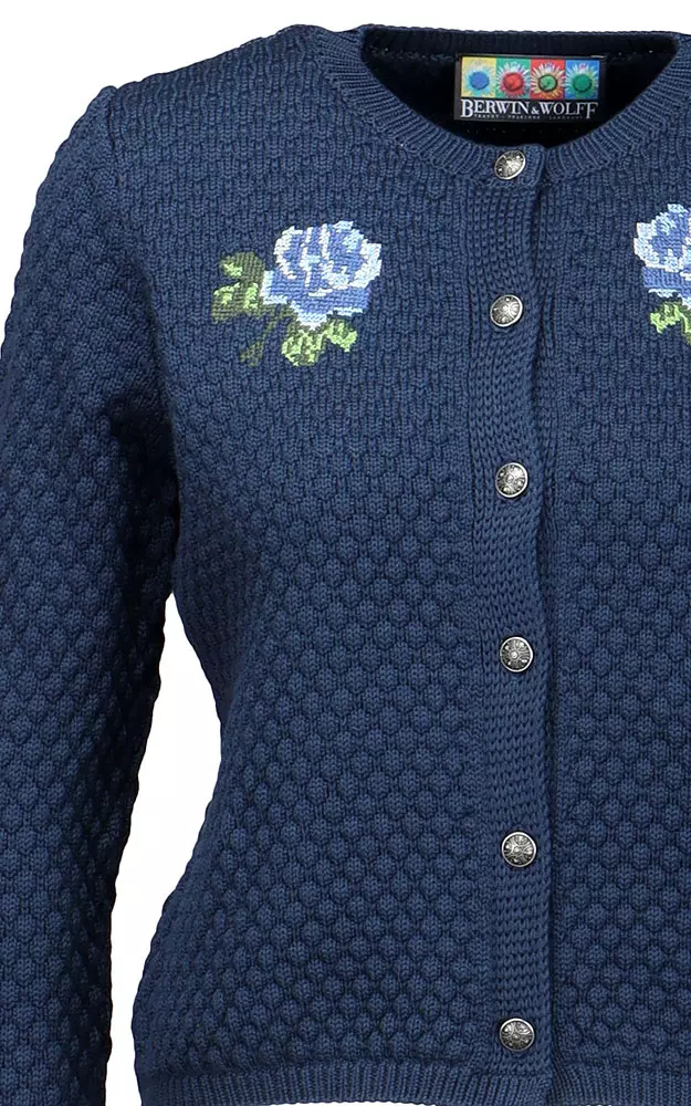 Strickjacke 13610, dunkelblau