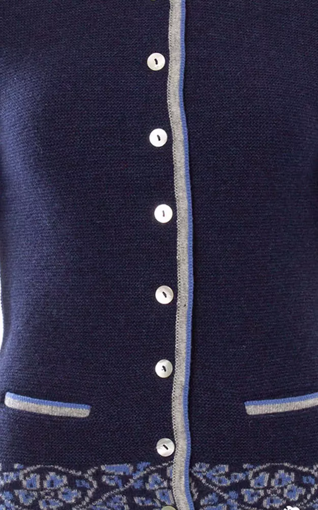 Strickjacke Magdalena, dunkelblau