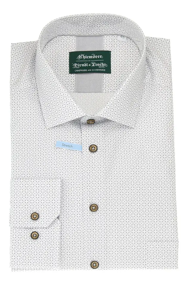 Hemd 3060 43104, grau - Slim fit