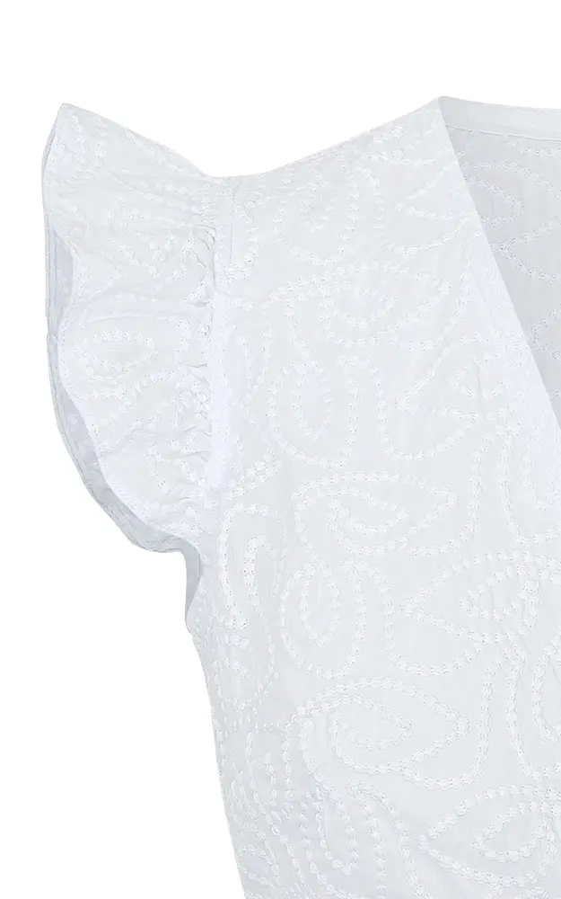 Dirndlbluse Felia, weiß