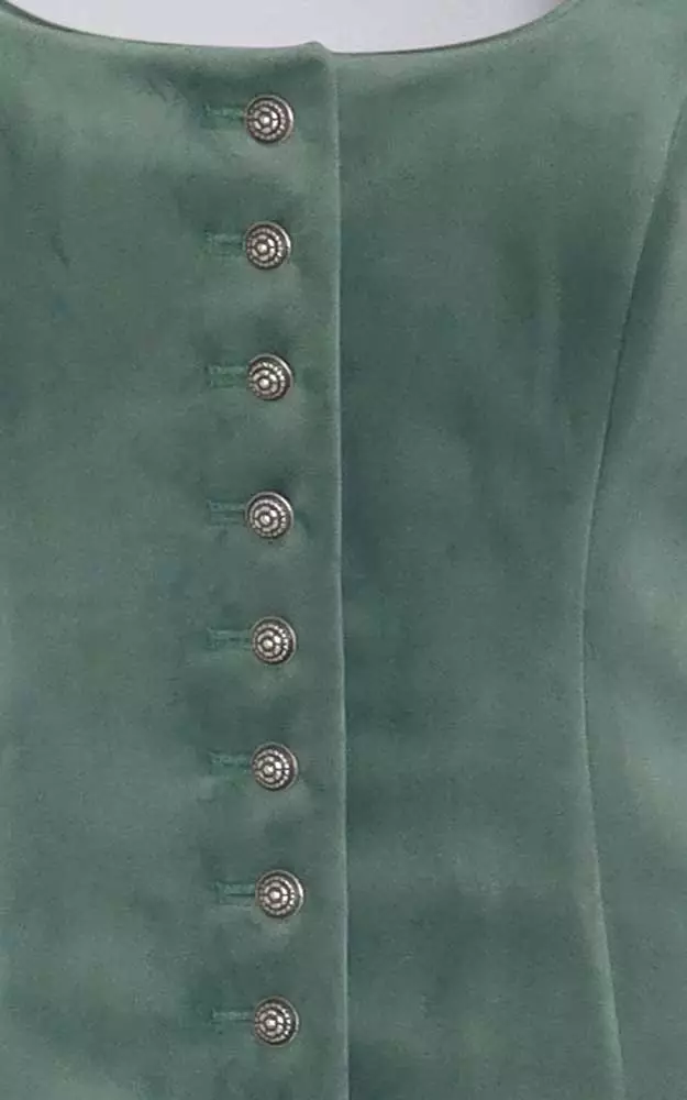 Mieder Samt 64250, salbeigrün