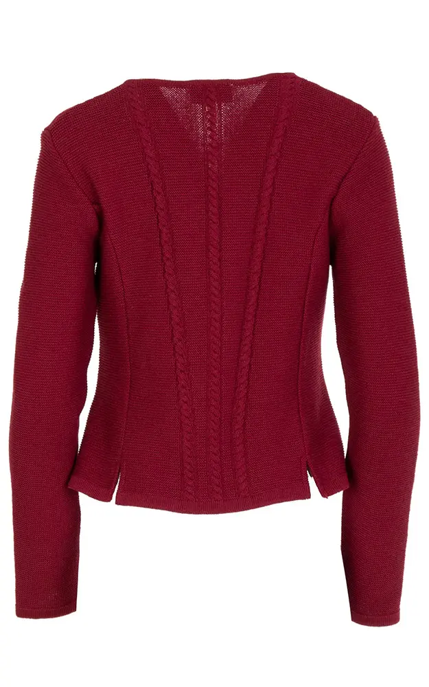 Strickjacke Isolde Issy, weinrot