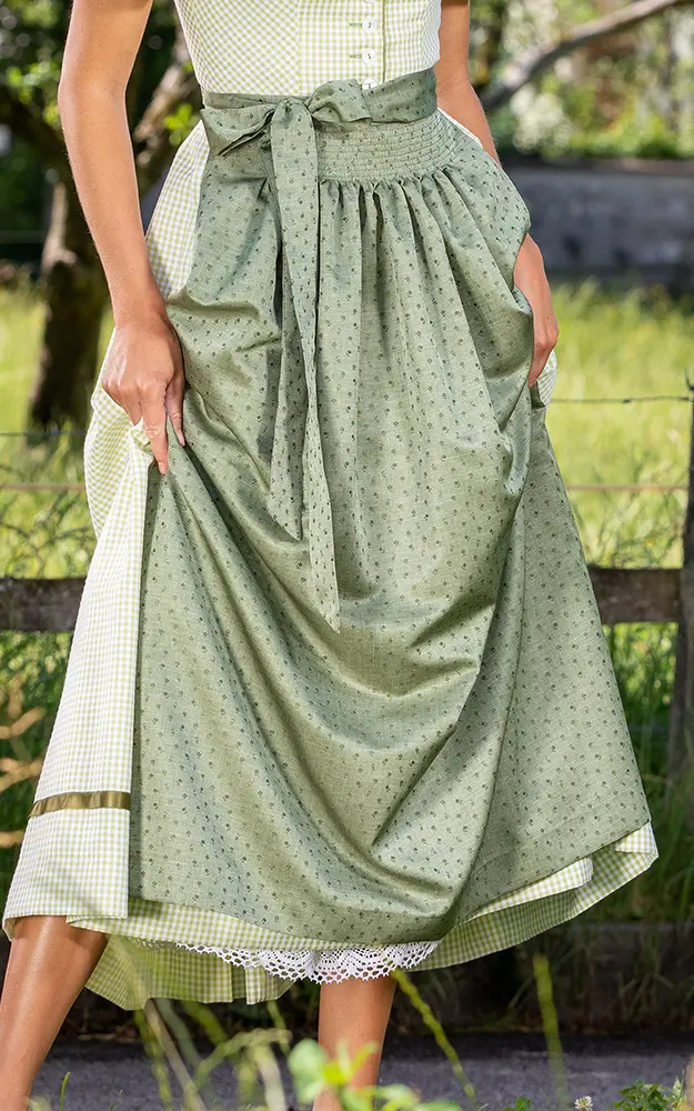 Schürze Bergen Extra, grün