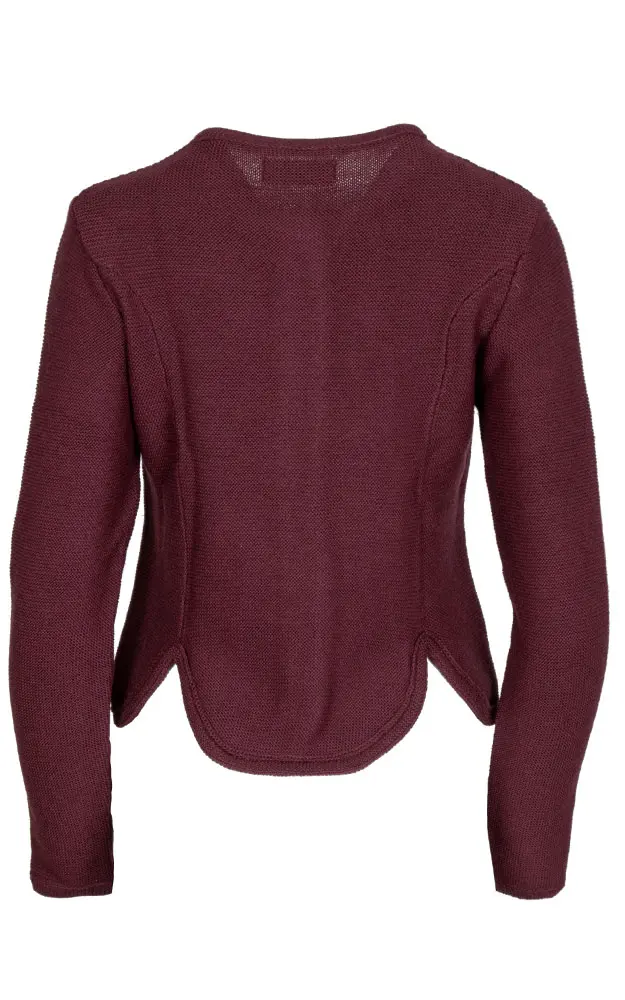 Strickjacke DA 1017, weinrot