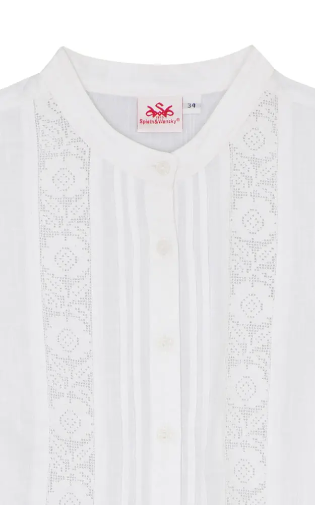Trachtenbluse Greta, weiß