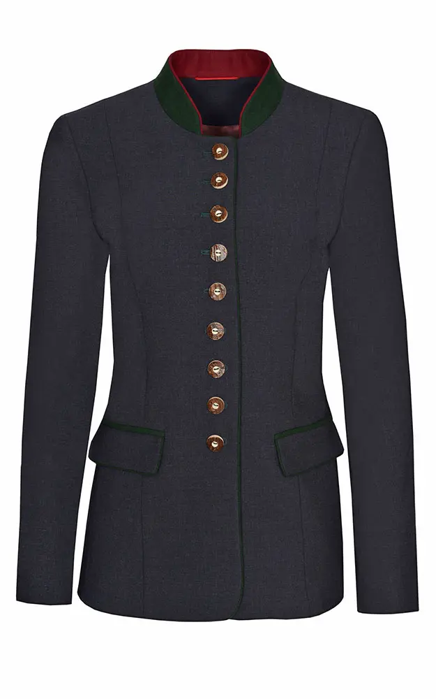 Jacke Adnet, anthrazit/tanne