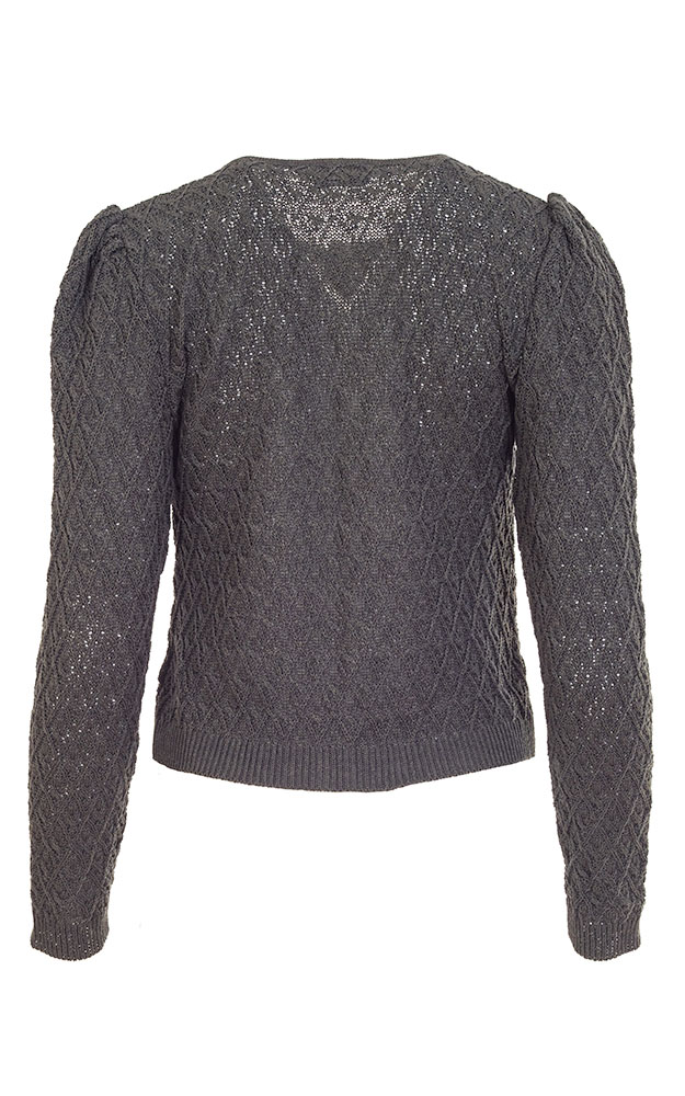 Strickjacke Pa, lodengrün