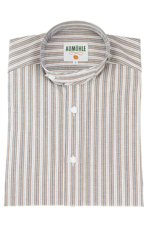 Hemd 11861-312018, braun gestr.