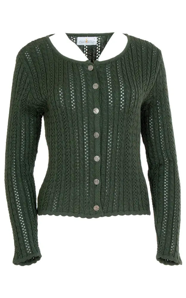 Strickjacke DA SCM87, tanne