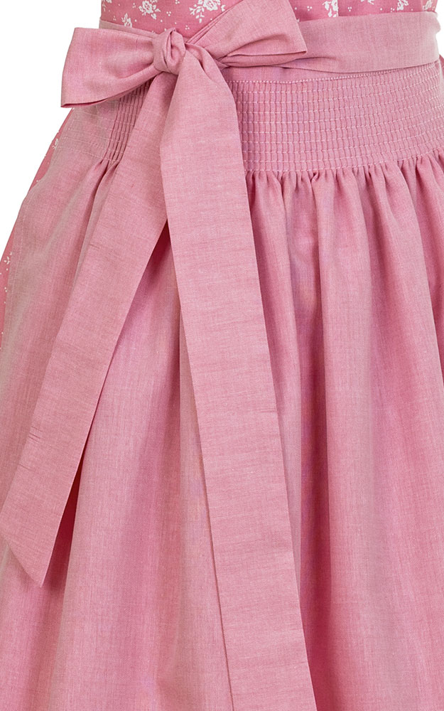 Blusendirndl Fuchstal /E rosa, mit Schürze