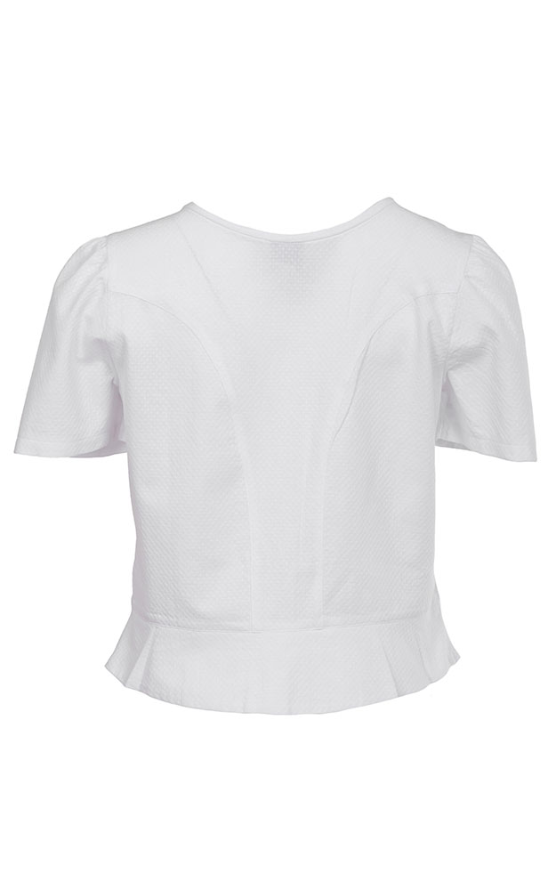 Trachtenbluse Manuela, weiß