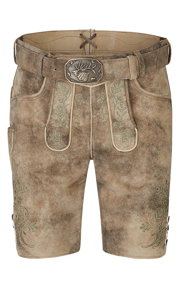 Lederhose Kerschwanger mit Gürtel, storm