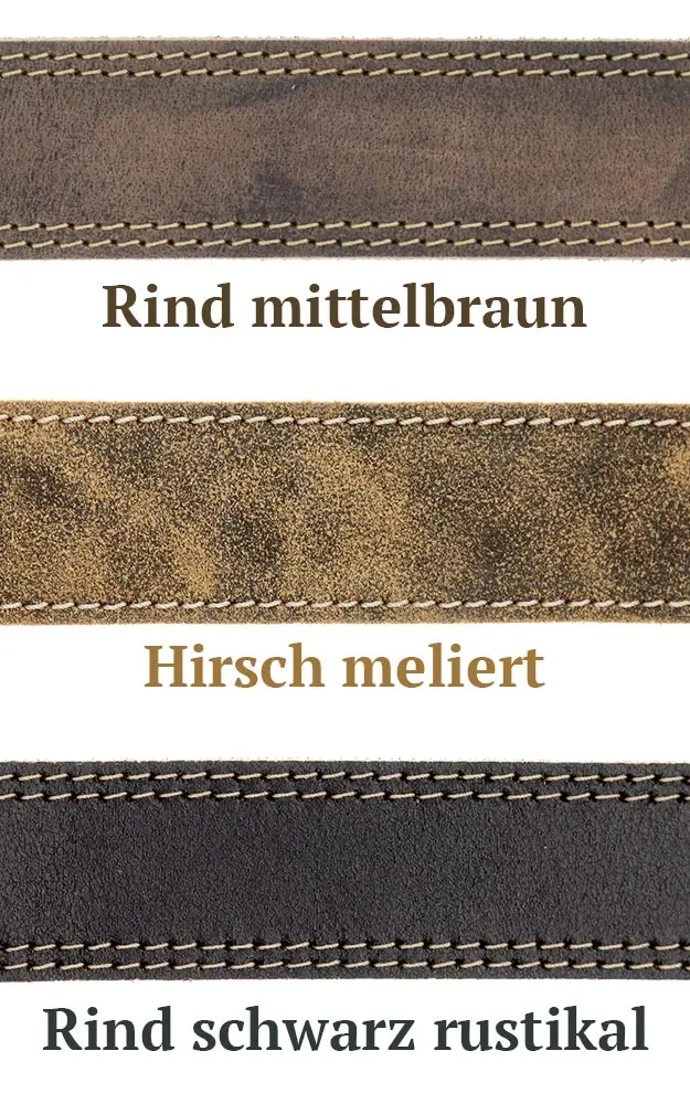 Herrengürtel Initialen Metall