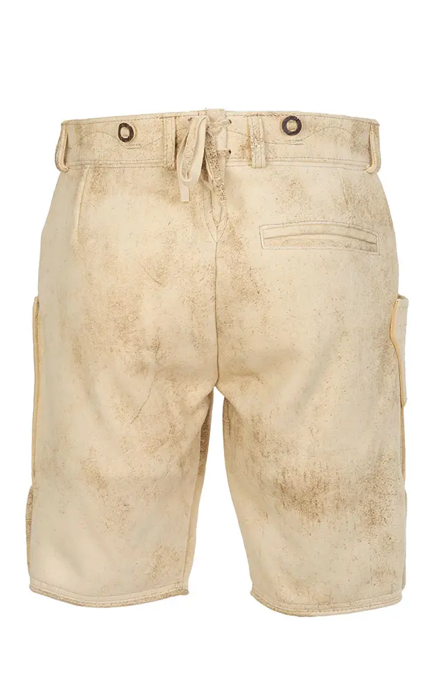 Lederhose Sumatra ohne Träger, hellbraun