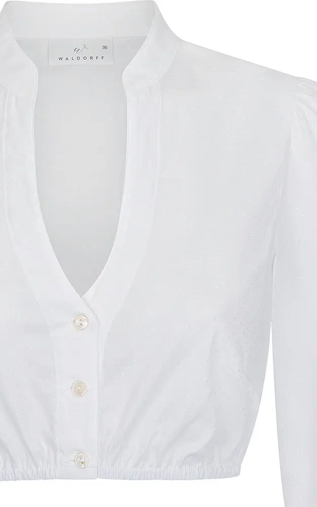 Dirndlbluse 01 52128, weiß