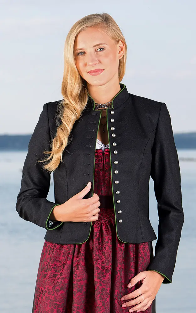 Jacke Eschberg, schwarz/grün