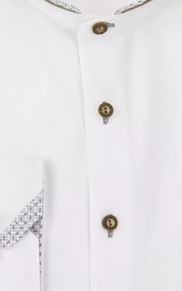 Hemd 2536H 532, weiß/blau SK - Slim fit