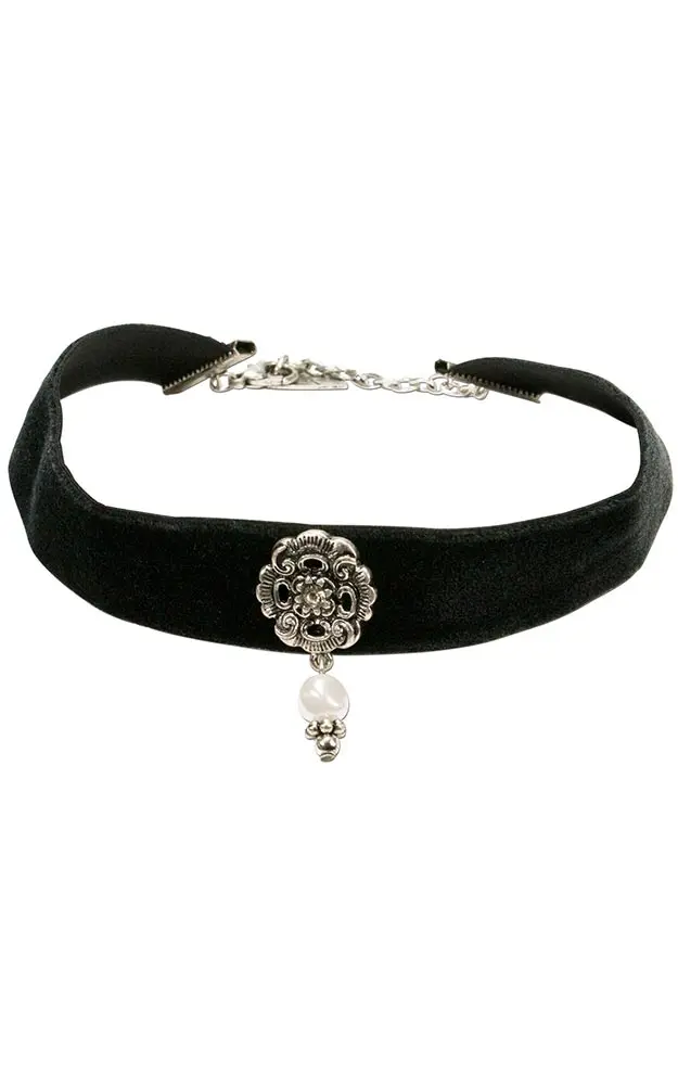 Kette Choker, schwarz