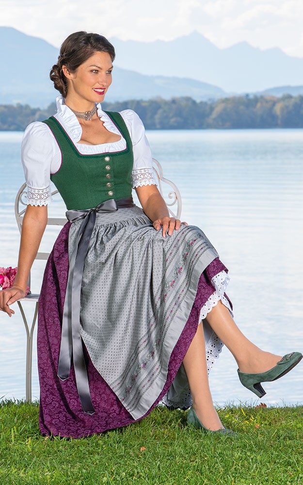 Schürze Ahornsee Extra, grau