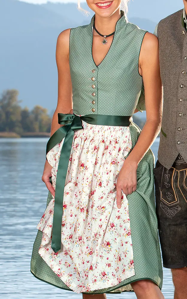 Blusendirndl Brixental, mit Schürze