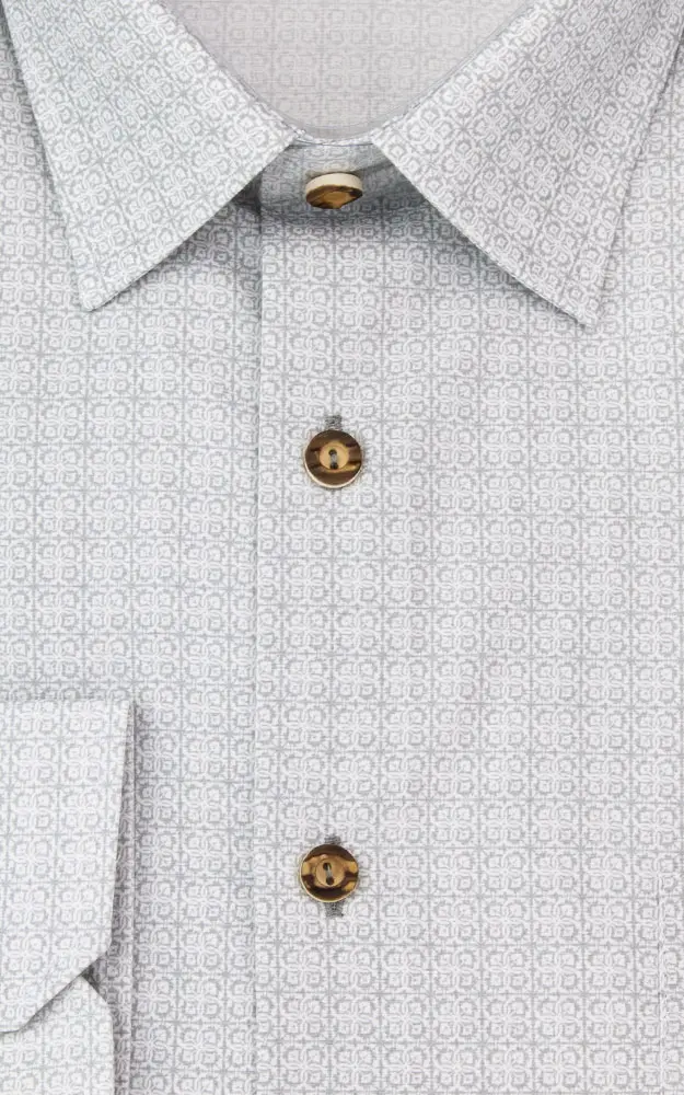 Hemd 2444 3702 32, grau - Slim fit