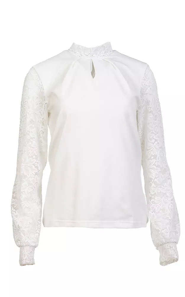 Trachtenbluse 9605 81100, weiß