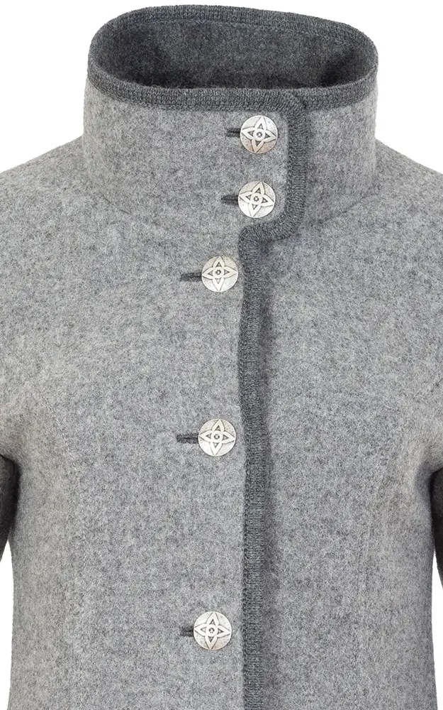 Kurzmantel Frauke, mittelgrau