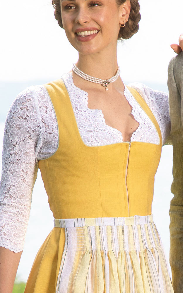 Blusendirndl Goldtal, mit Schürze