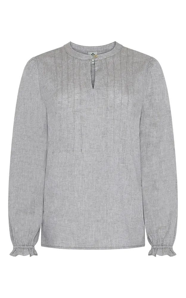 Trachtenbluse 35220, olivgrün