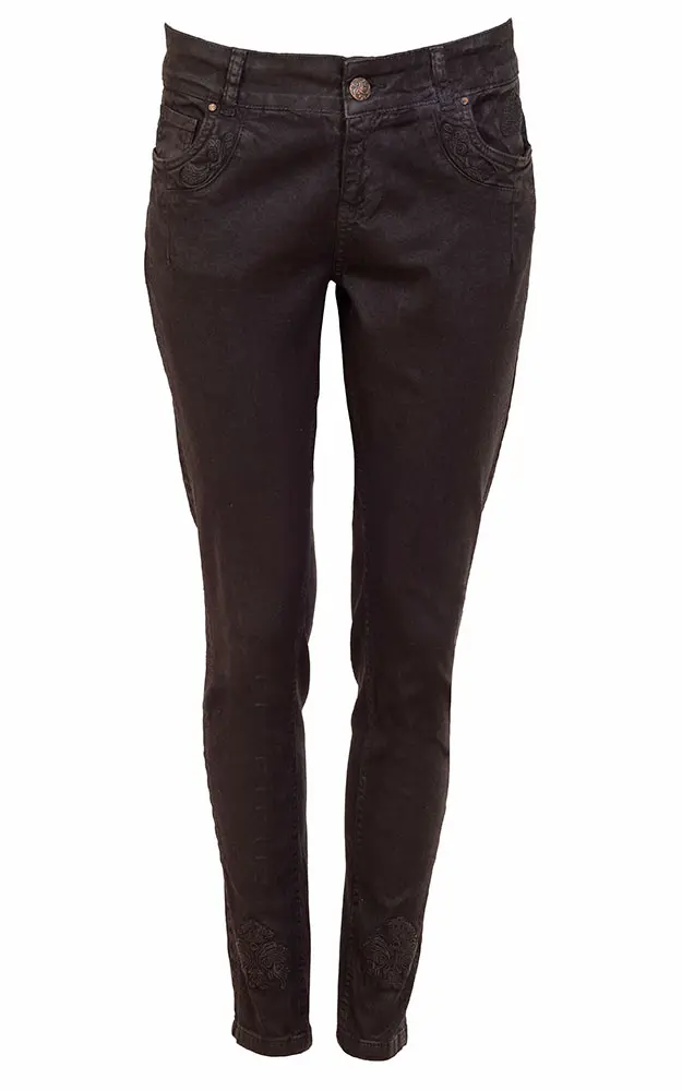 Trachtenjeans 71242, schwarz